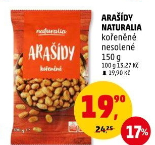 Arašídy kořeněné Naturalia