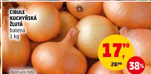 Cibule kuchyňská žlutá