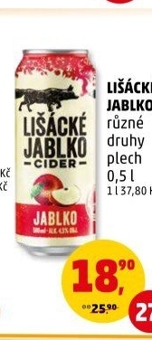 Cider Lišácké jablko Heineken