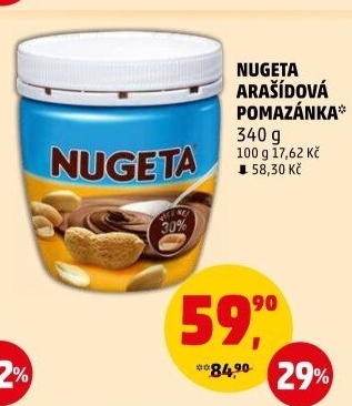 Čokokrém arašídový Nugeta Orion