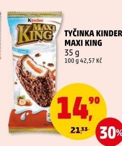 Dezert Maxi King Kinder