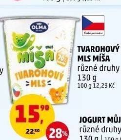 Dezert Tvarohový mls Míša Olma