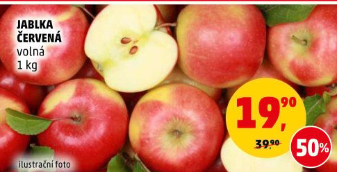 Jablka červená