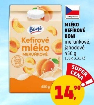 Kefírové mléko ochucené Boni