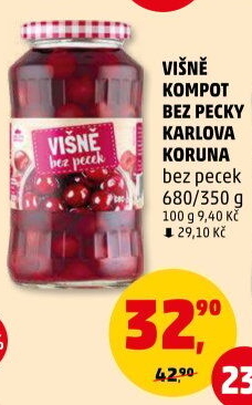 Kompot Višně Karlova Koruna