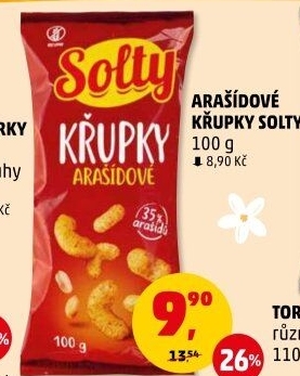 Křupky arašídové Solty