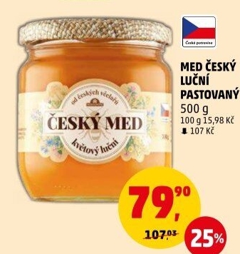 Med český květový-luční