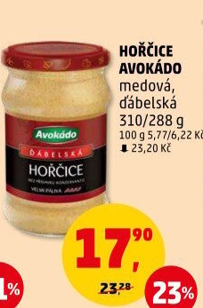 Medová hořčice Avokádo