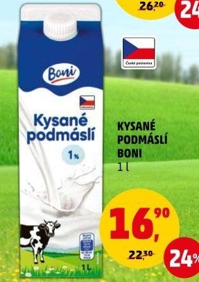 Nápoj podmáslí kysané Boni