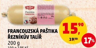 Paštika francouzská Řezníkův talíř
