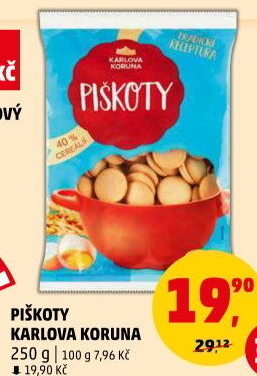 Piškoty Karlova Koruna