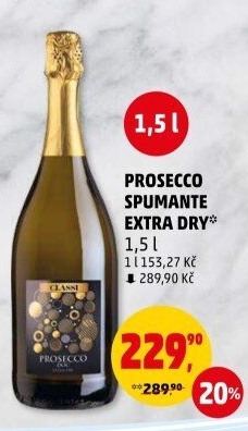 Prosecco extra dry Spumante
