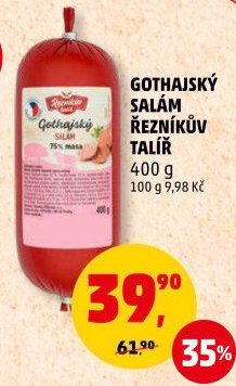 Salám Gothaj Řezníkův talíř