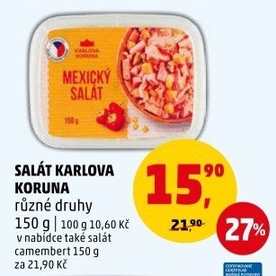 Saláty Karlova Koruna