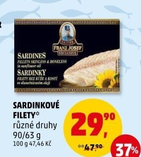 Sardinky filety Exclusive Franz Josef Kaiser