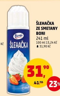 Šlehačka ve spreji Boni