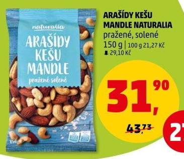 Směs pražených ořechů Naturalia