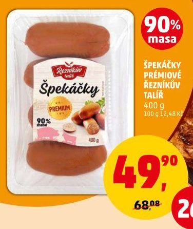 Špekáčky premium Řezníkův talíř