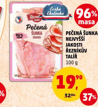 Šunka pečená nejvyšší jakosti Řezníkův talíř
