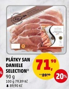 Šunka Prosciutto di San Daniele Selection