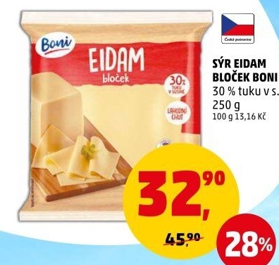 Sýr Eidam 30% Boni