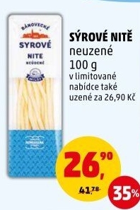 Sýrové nitě Bánovecké Milsy