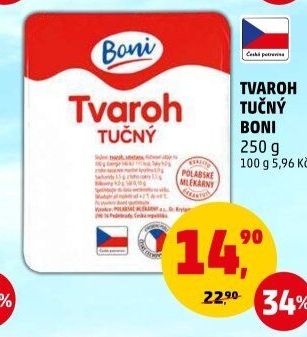 Tvaroh tučný Boni