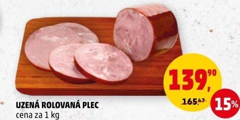 Uzená rolovaná plec