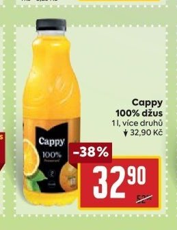 Cappy 100% džus 1 l, více druhů