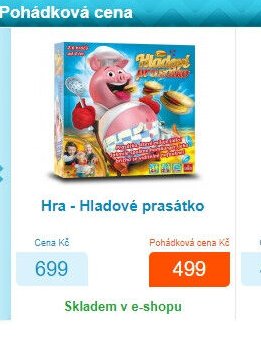 Hra - Hladové prasátko