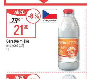 Čerstvé mléko
