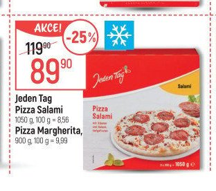 Jeden Tag Pizza Salami / Pizza Margherita