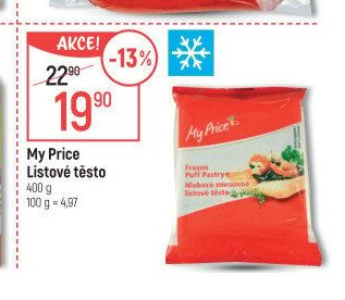 My Price Listové těsto