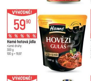Hamé hotová jídla