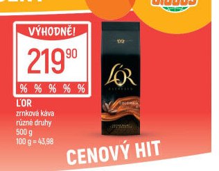 L'OR zrnková káva