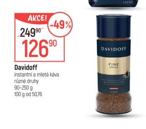Davidoff instantní a mletá káva