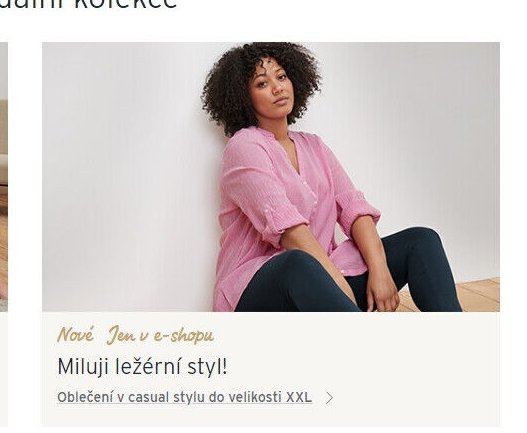 Oblečení v casual stylu do velikosti XXL