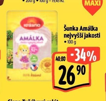 Šunka Amálka nejvyšší jakosti