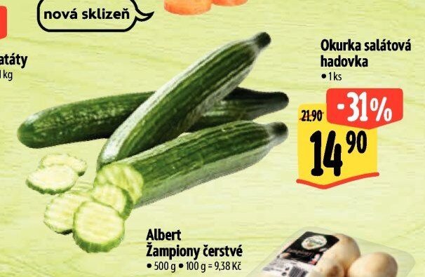 Okurka salátová hadovka