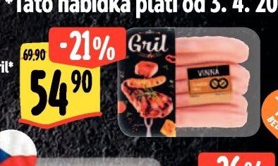Albert Vinná klobása na gril