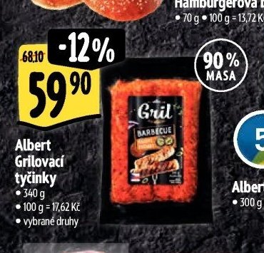 Albert Grilovací tyčinky