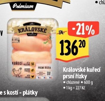 Královské kuřecí prsní řízky