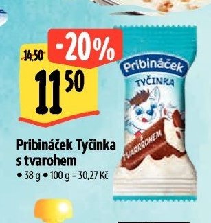 Pribináček Tyčinka s tvarohem