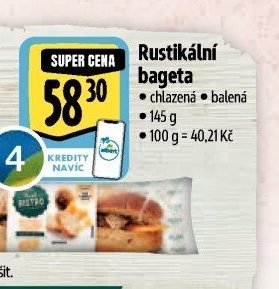 Rustikální bageta