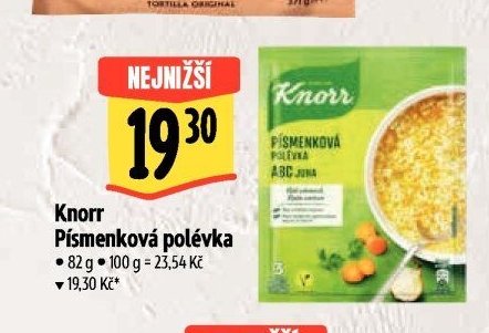 Knorr Písmenková polévka