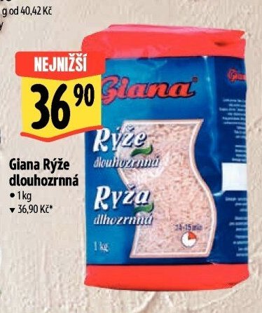 Giana Rýže dlouhozrnná