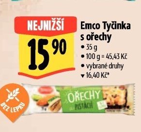 Emco Tyčinka s ořechy