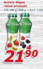 Jogurtový nápoj Activia Danone