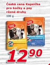 Kapsičky pro kočky Česká cena