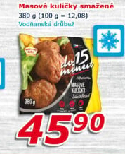 Kuličky masové smažené mražené Vodňanské kuře